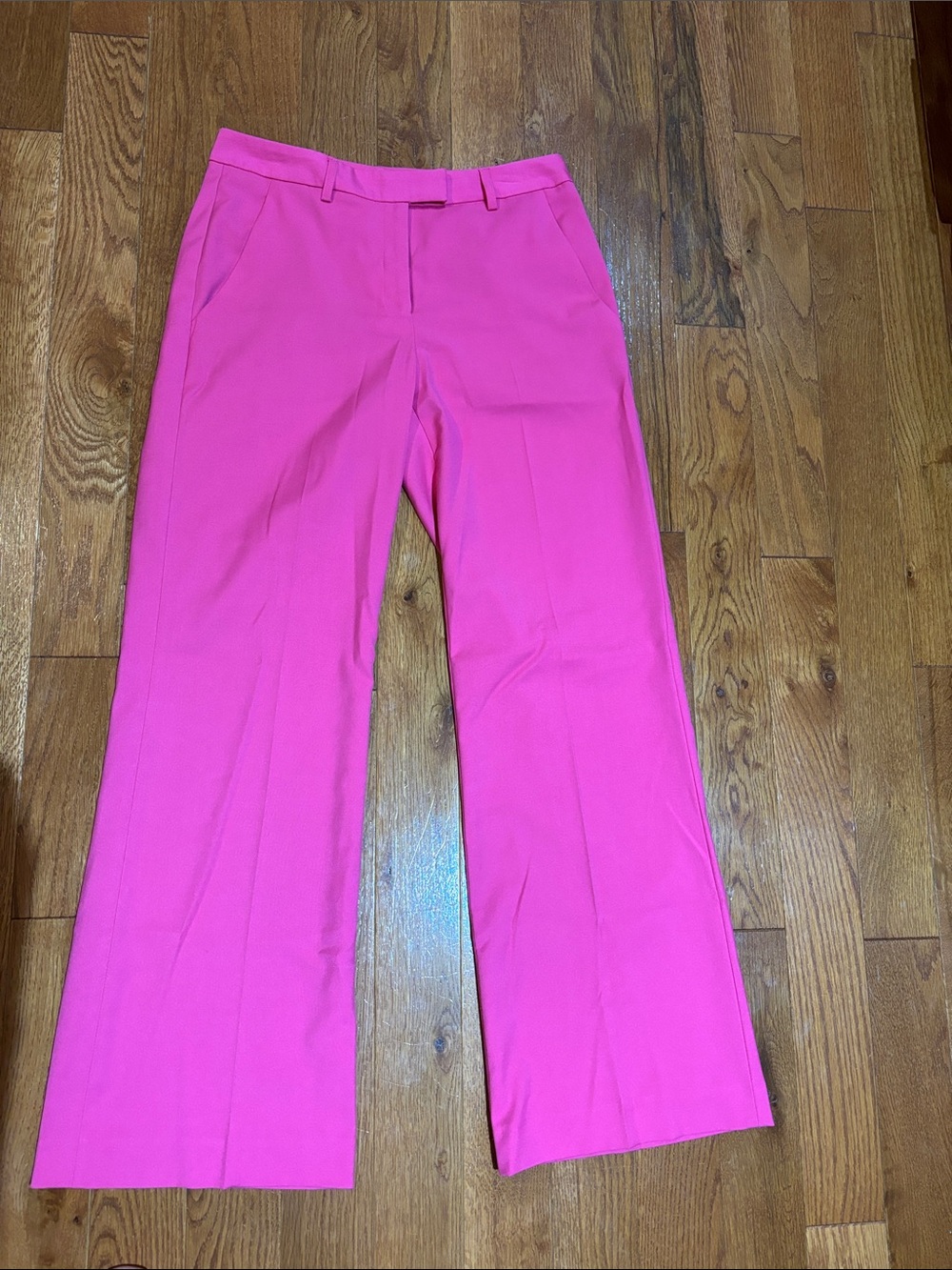 Alex Marie Wide-Leg Dress Pants in Bright Pink